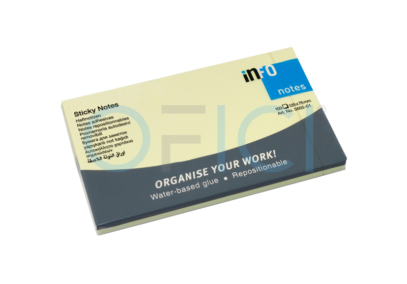 Sticky Notes 100 sheets FSC Yellow