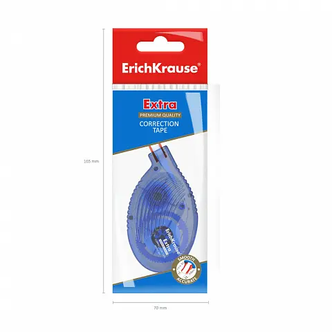 Correction tape ErichKrause Extra,5mm x 8m,blue 46142