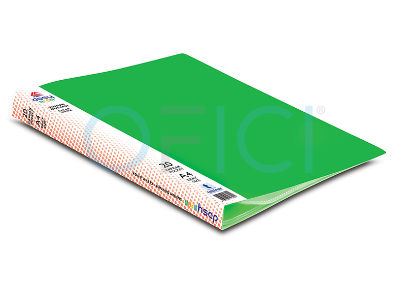 Display Book A4 x20 Pockets Assorted 80035 200120 49943