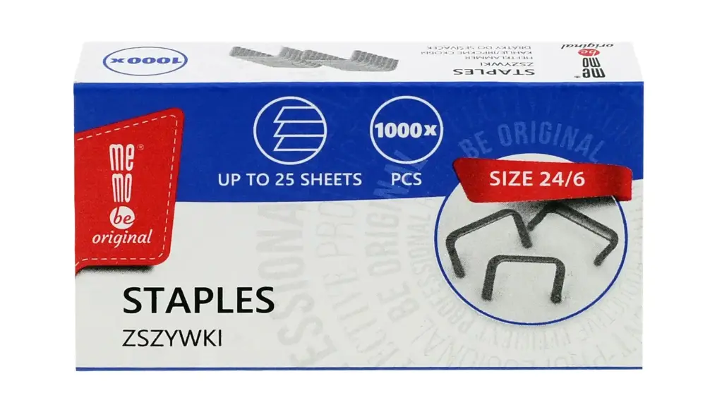 MEMOBE Staples s24/6x1000pcs MZ100-00