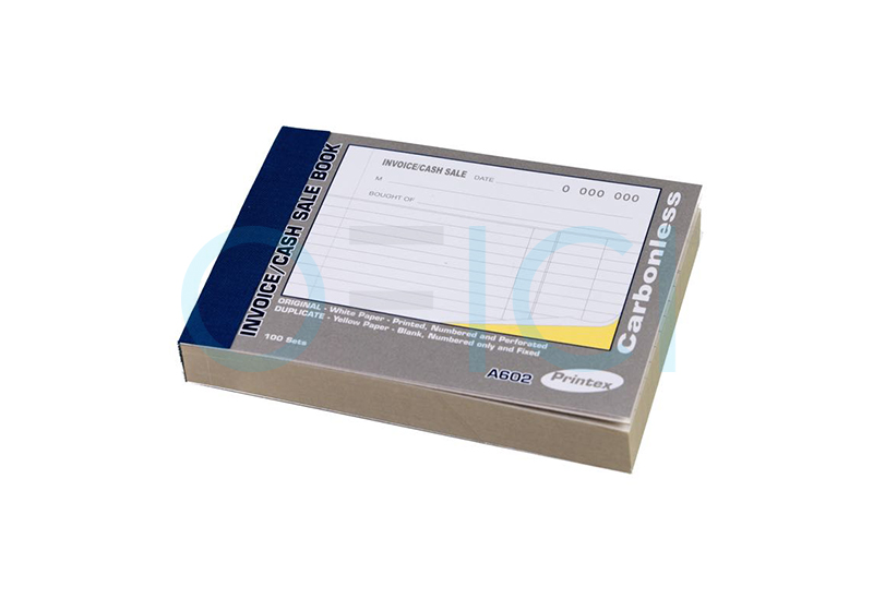 A602 Invoice/Cash Sales Duplicate Book NCR A6