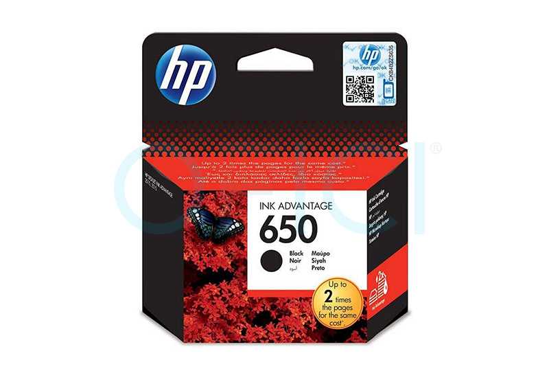HP650 Ink Cartridge Black CZ101AE