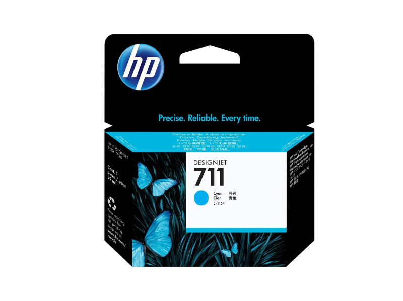 HP711 Cyan Cartridge CZ130A