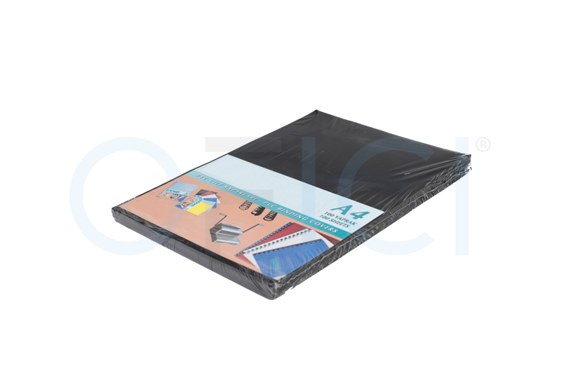 Binding Back Black A4 PVC x 100pc