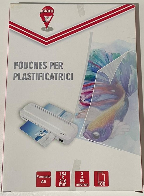 Laminating Pouches A5 x100pc 80mic 1683