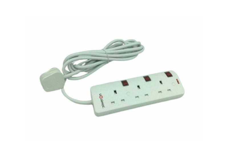 POWERON Electrical Extension by 4 Sockets with 3m cable