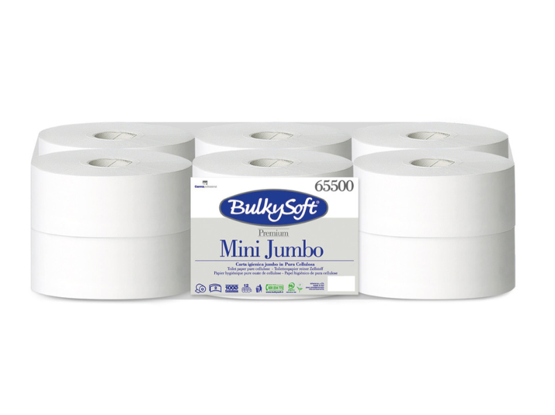 BULKYSOFT "CLASSIC" MINI JUMBO 65500 (12) (Toilet paper refill)
