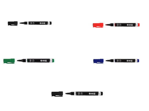 MEMOBE Permanent marker bullet/chisel tip