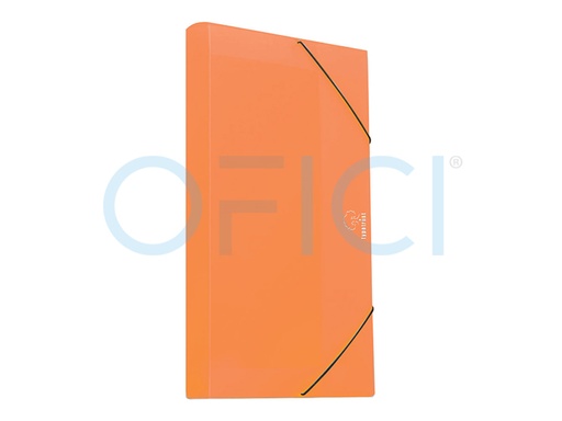 [FP3500306] A4 PP Filing Box with Elastic Band 3cm Spine Orange