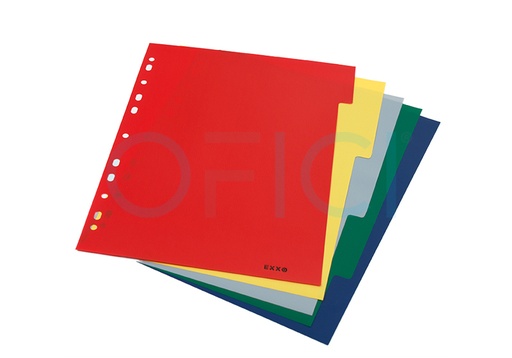 [TS105R] Dividers PVC Coloured 5 col  DP1 TS105R