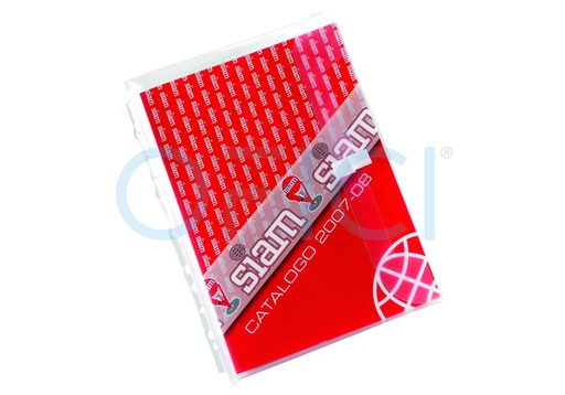 [21491B] Punched Pockets A4 Expandable 3cm with Velcro 180mic 2149/1B