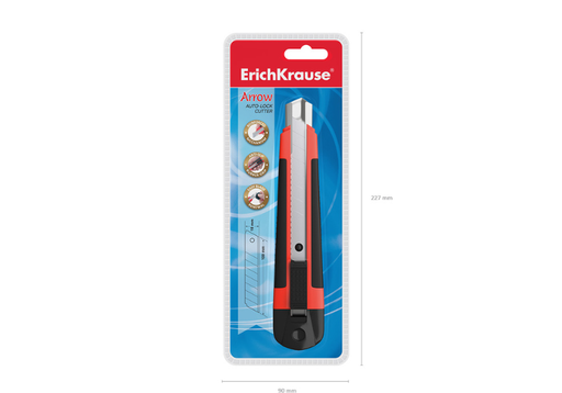 [19152] ERICH KRAUSE Cutter auto-lock Arrow 18 mm 19152
