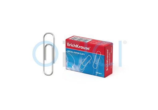 [7856] ERICH KRAUSE Paper Clips 33mm PC1 No.4 100 pcs 7856