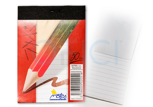 [N17054-4B] Note Pad A7 Ruled 100 pages N17054 4B