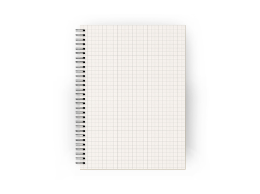 [1751] College Book A5 Squared 5mm x 80pgs 1751