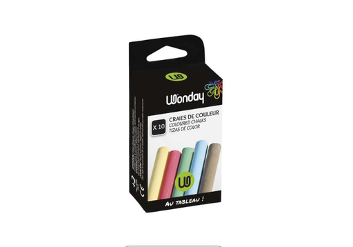 [FEC650192] WONDAY Chalk Colour sml x 10pcs FEC650192