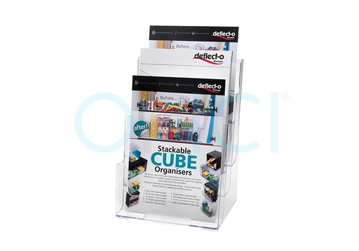 [724] Brochure Holder A4 3 Tier 0724