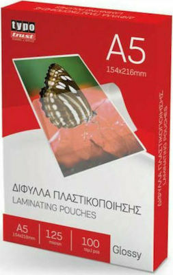 [16831] Laminating Pouches A5 x100pc 125mic 1683/1