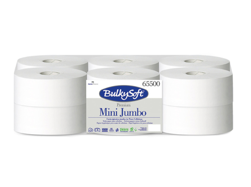[65500] BULKYSOFT "CLASSIC" MINI JUMBO 65500 (12) (Toilet paper refill)