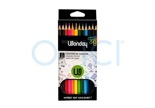 [FCG000092] WONDAY Colour Pencils x12 FCG000092