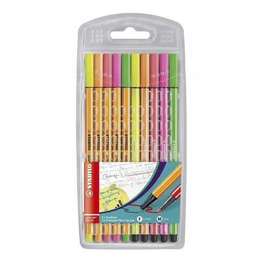 [923630] STABILO Fine Liner FLA Assorted x 10